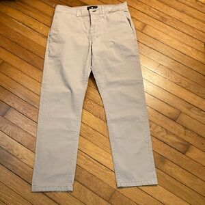 NWOT 7 For All Mankind Tan Chinos Classic Style Size 30